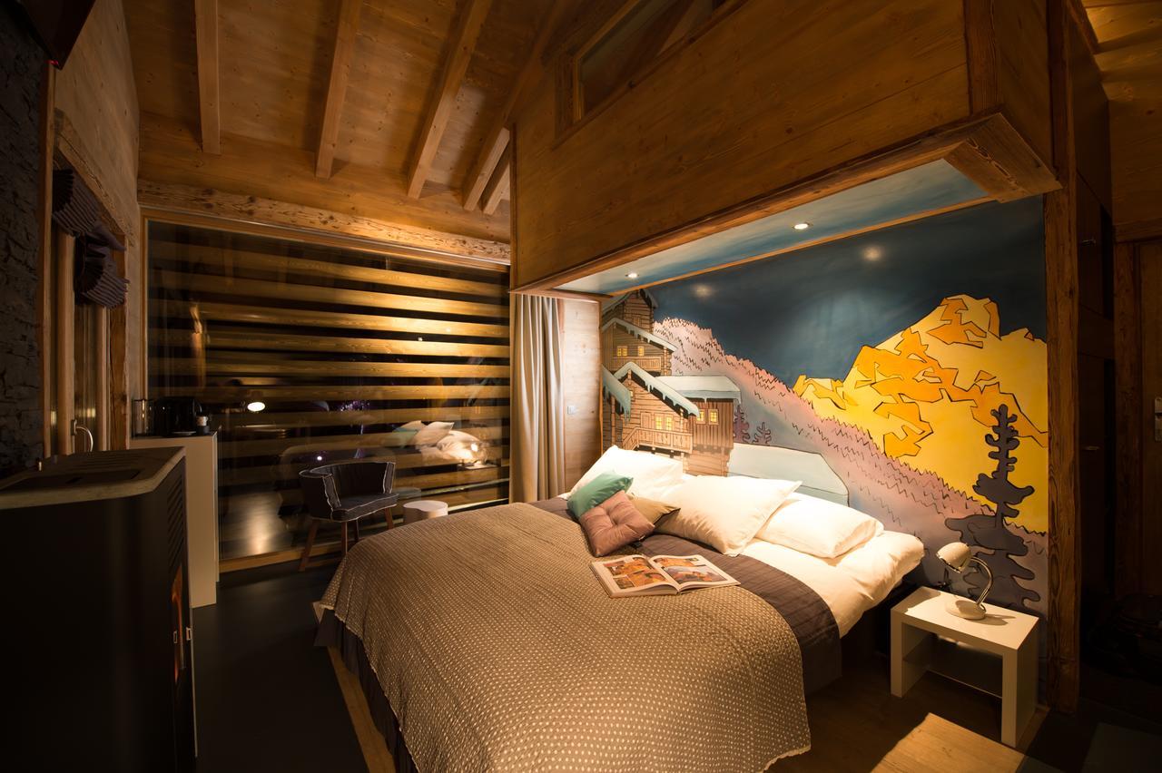 Les Mazots De La Source & Spa Vercorin Zimmer foto