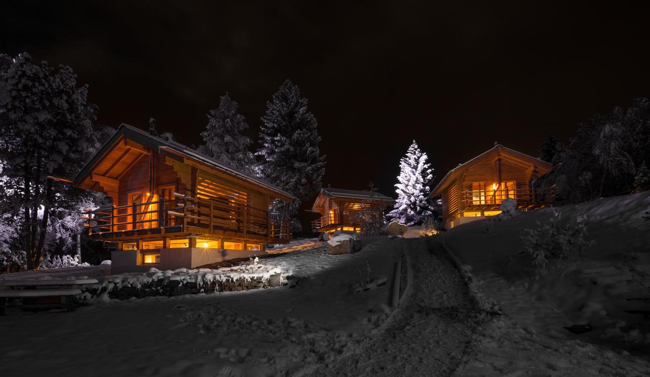 Les Mazots De La Source & Spa Vercorin Exterior foto