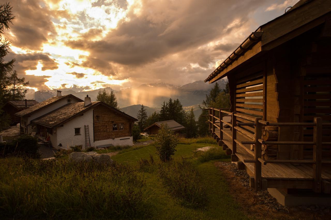 Les Mazots De La Source & Spa Vercorin Exterior foto