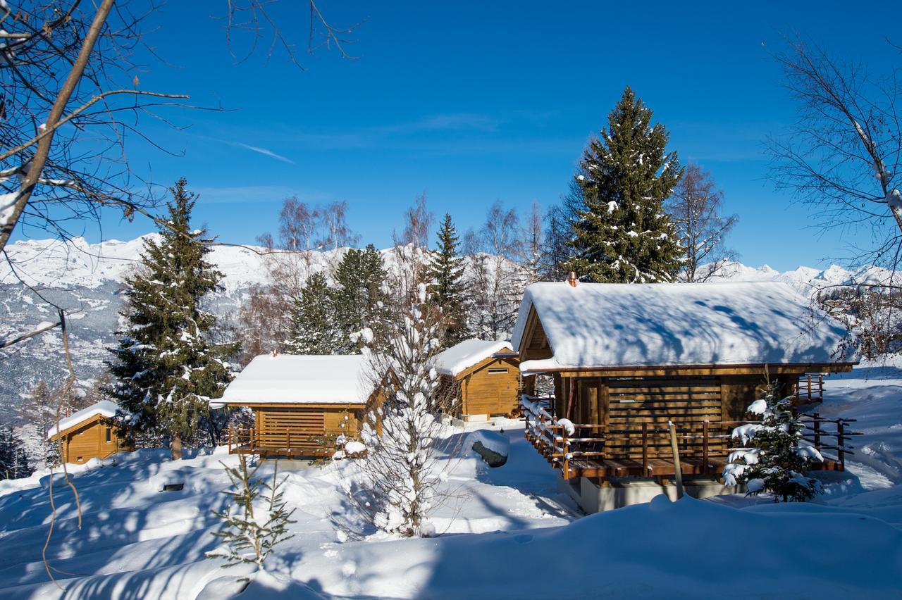 Les Mazots De La Source & Spa Vercorin Exterior foto