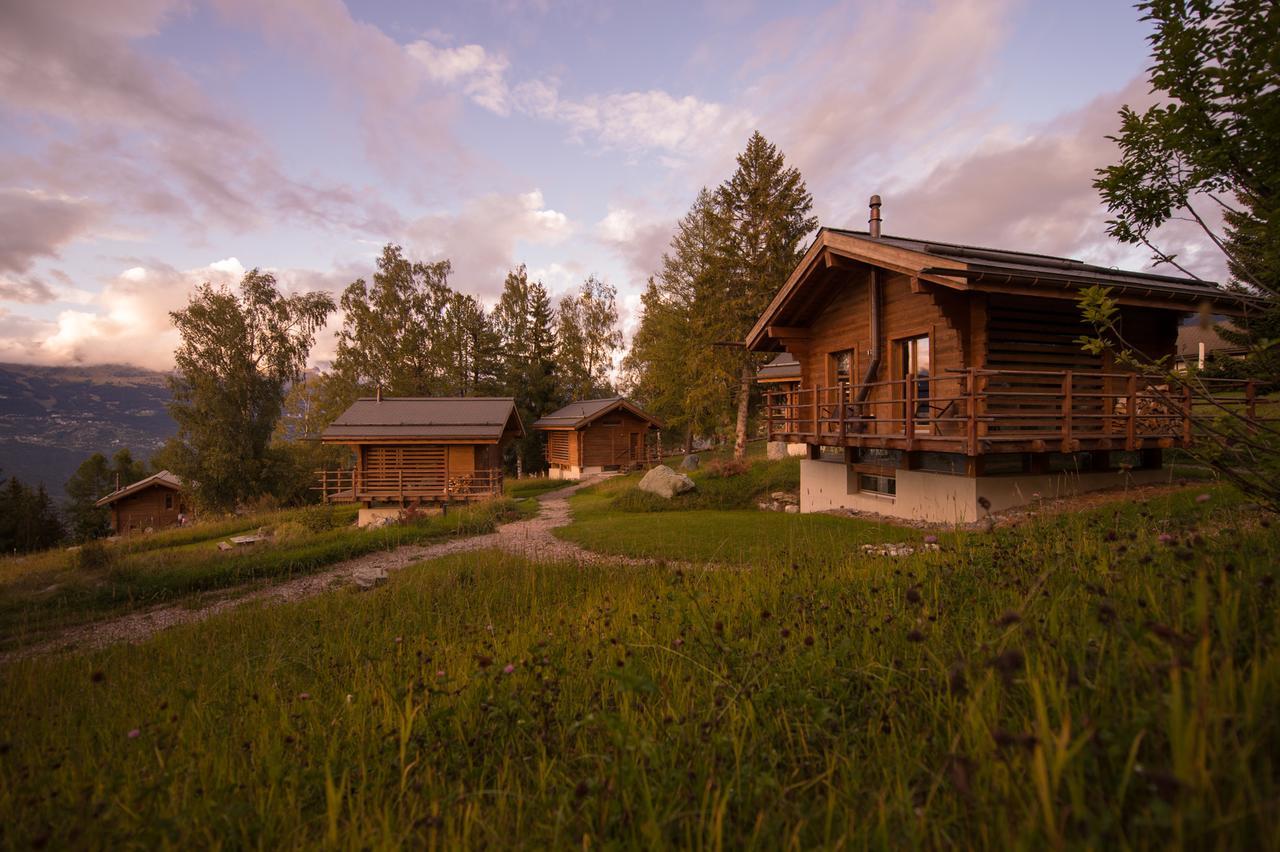 Les Mazots De La Source & Spa Vercorin Exterior foto