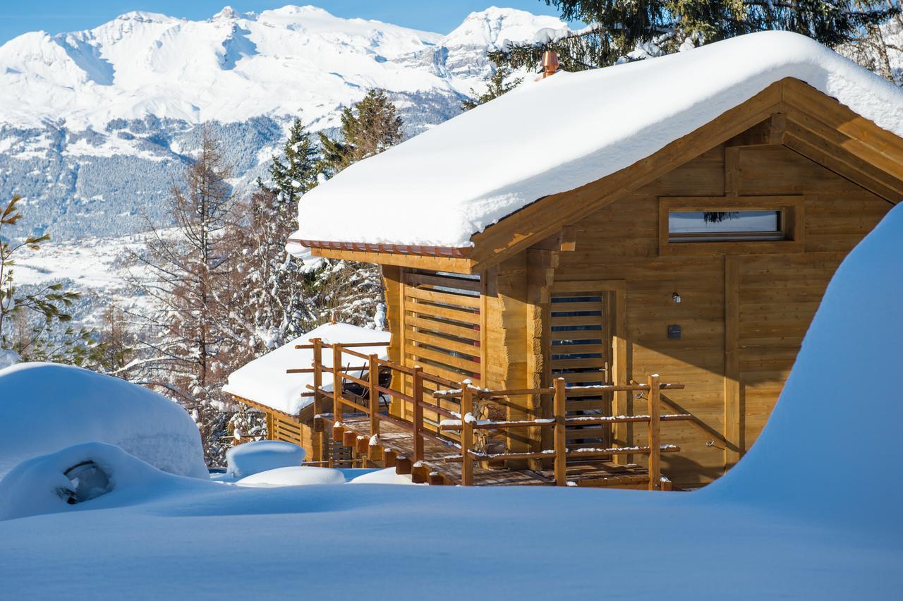 Les Mazots De La Source & Spa Vercorin Exterior foto