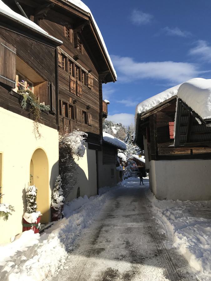 Les Mazots De La Source & Spa Vercorin Exterior foto