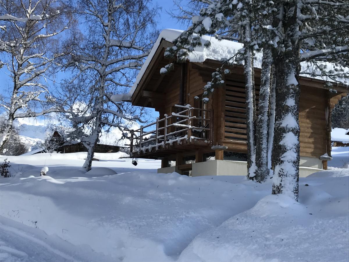 Les Mazots De La Source & Spa Vercorin Exterior foto