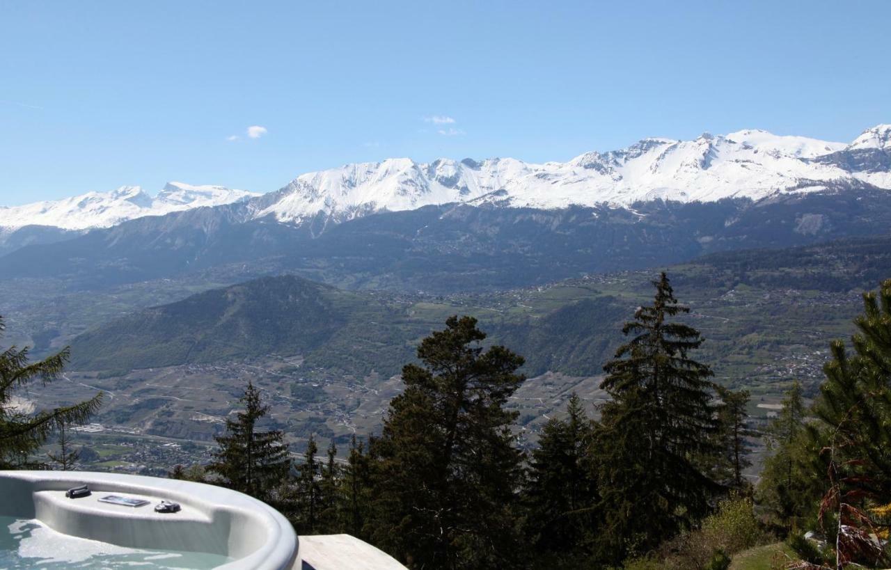 Les Mazots De La Source & Spa Vercorin Exterior foto