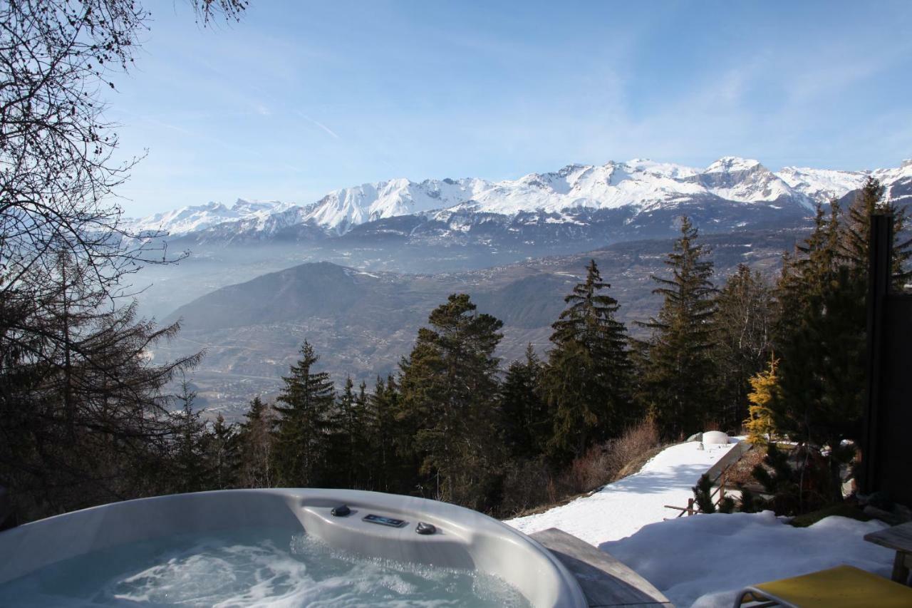 Les Mazots De La Source & Spa Vercorin Exterior foto
