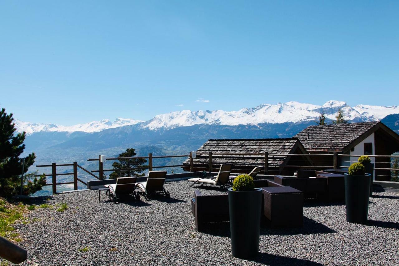 Les Mazots De La Source & Spa Vercorin Exterior foto