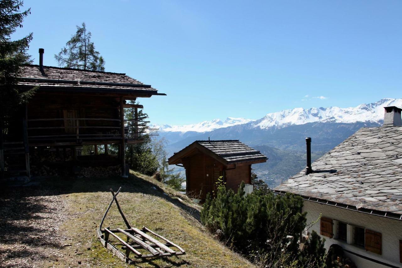 Les Mazots De La Source & Spa Vercorin Exterior foto