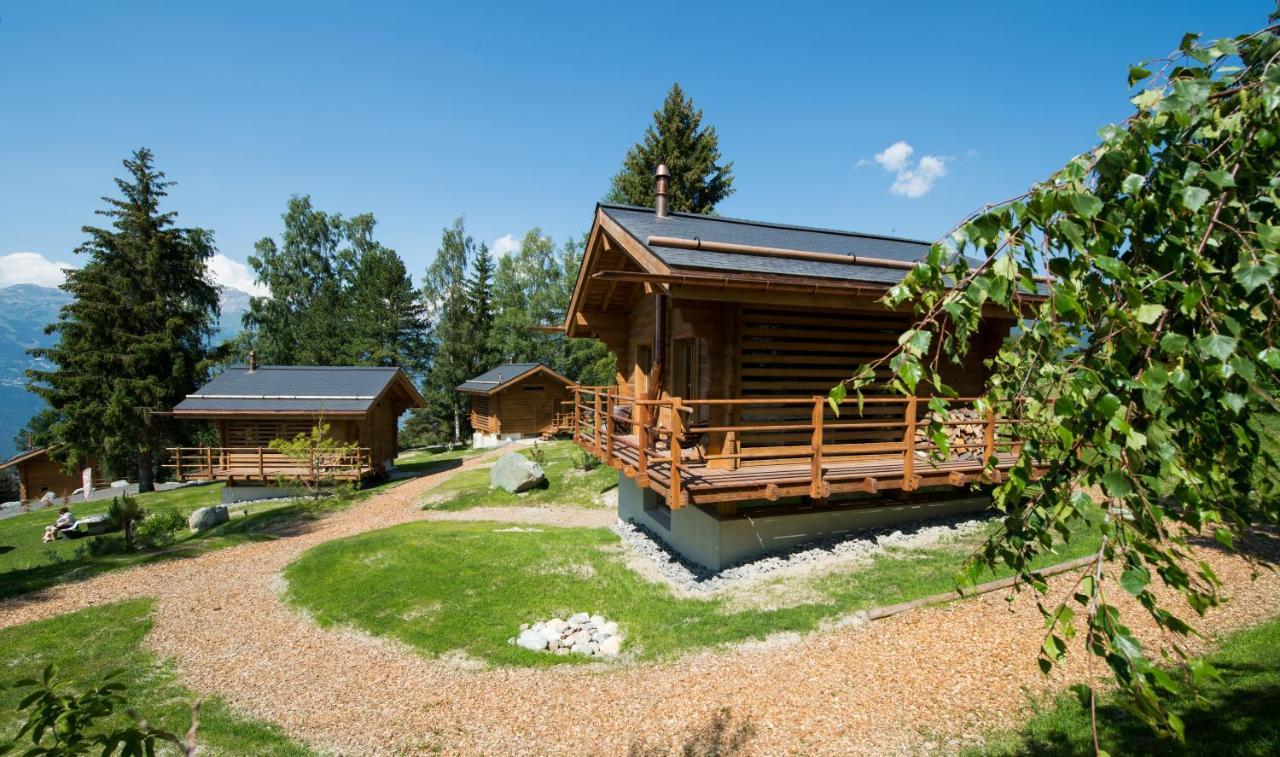 Les Mazots De La Source & Spa Vercorin Exterior foto