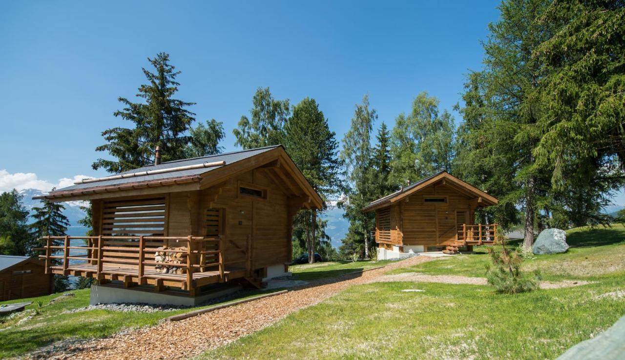 Les Mazots De La Source & Spa Vercorin Exterior foto
