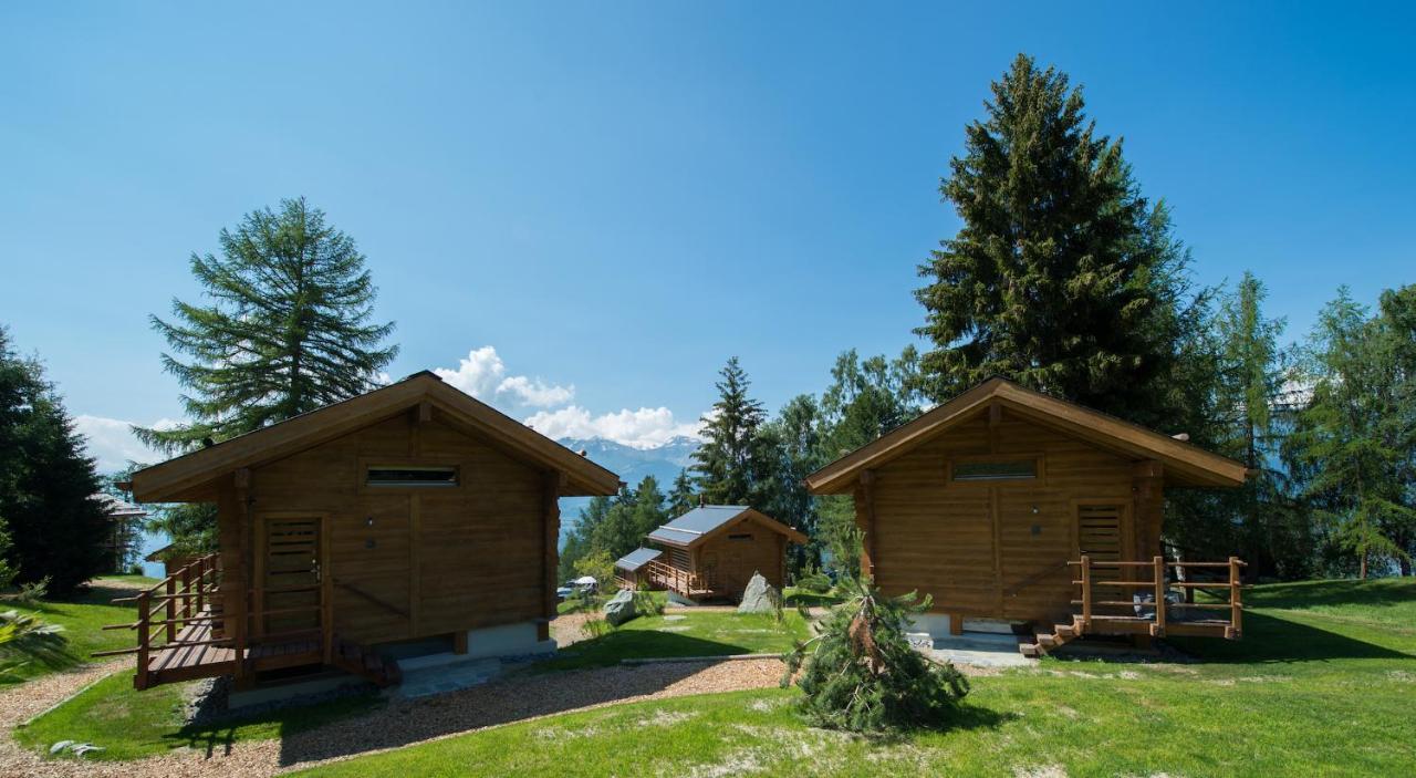 Les Mazots De La Source & Spa Vercorin Exterior foto